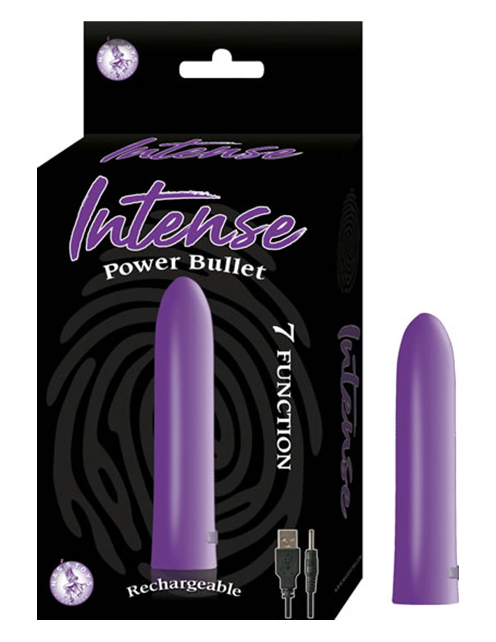 Intense Ultra Bullet Vibrator- PURPLE- Package