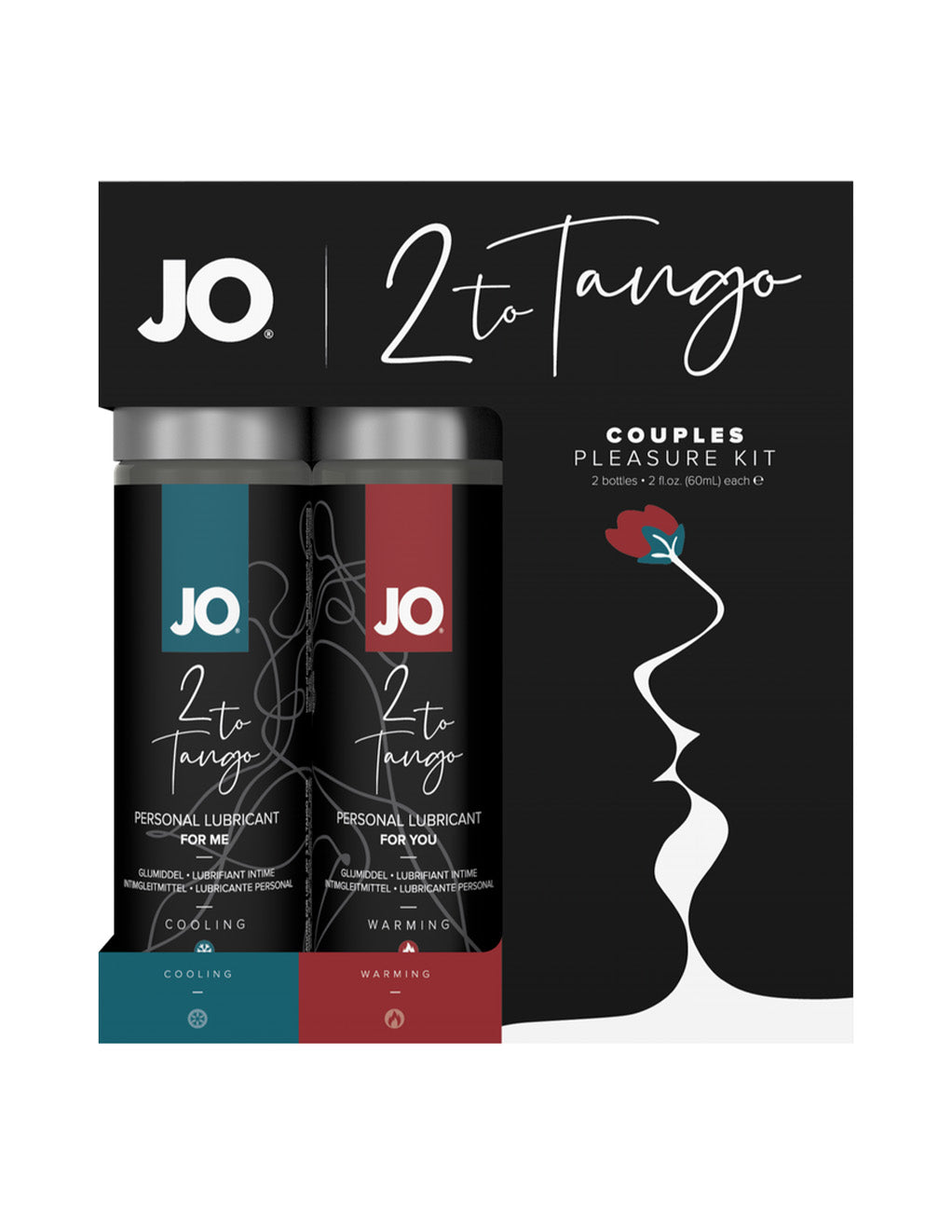 Jo 2 To Tango Warming and Tingling Couples Pleasure Kit- Package- Front