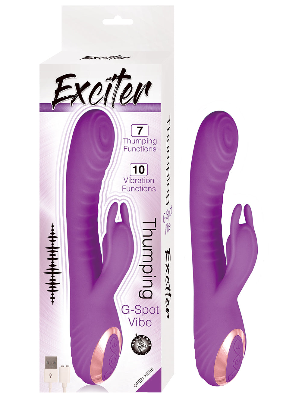Exciter Thumping G Spot Vibrator- Package