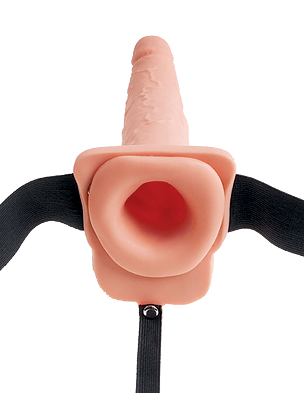 Fetish Fantasy 7" Squirting Strap-On- Hollow Opening
