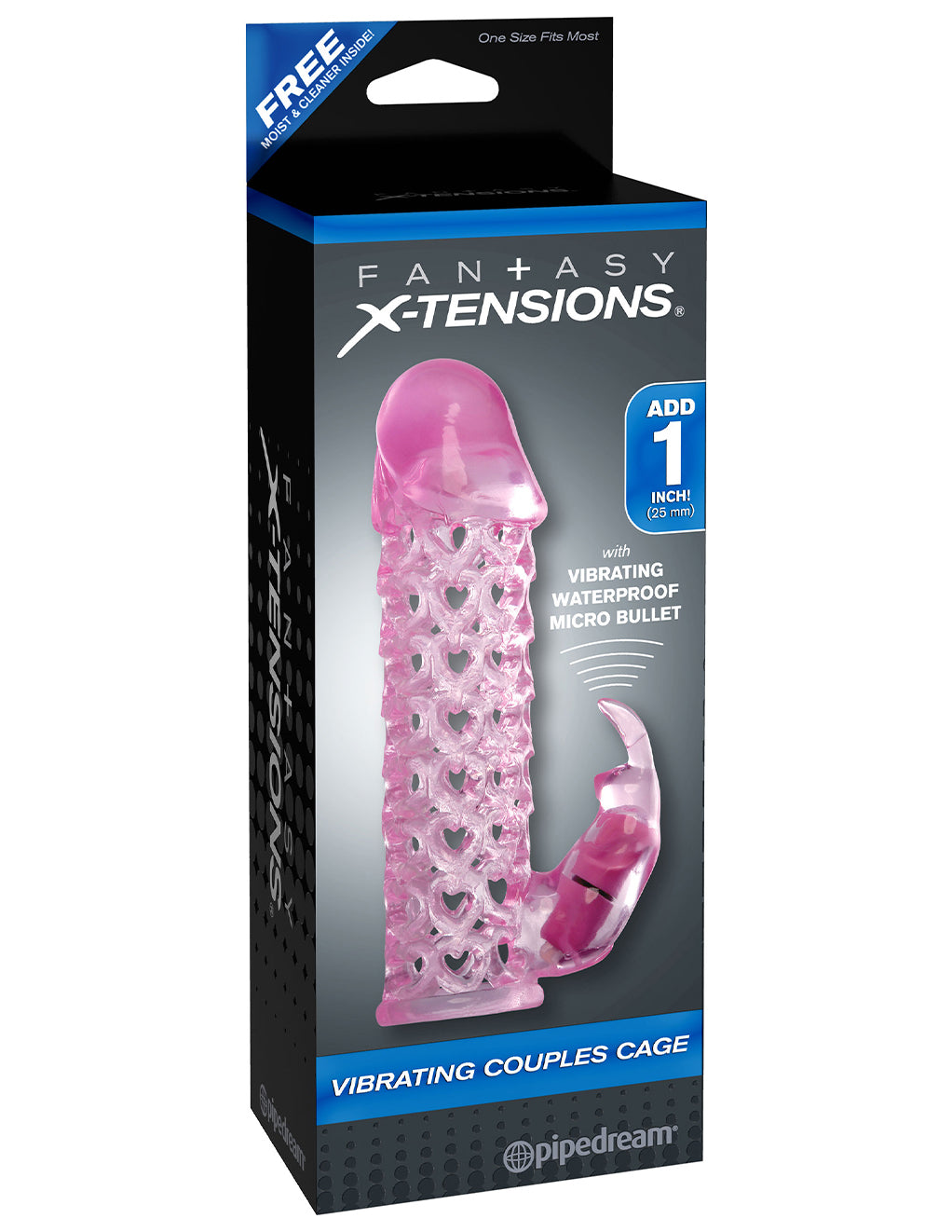 Fantasy Xtensions Vibrating Couples Cage- box
