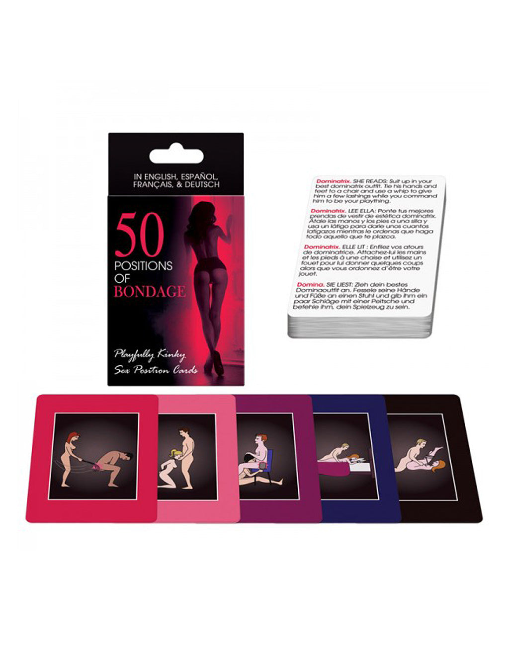 Kheper Games 50 Positions Bondage Card Game Cards And Box