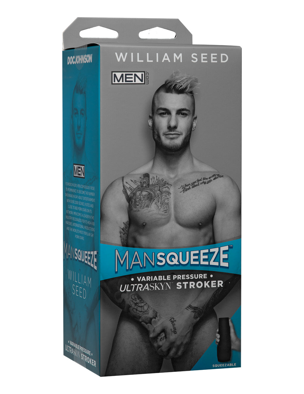 Man Squeeze William Seed Masturbator- Box