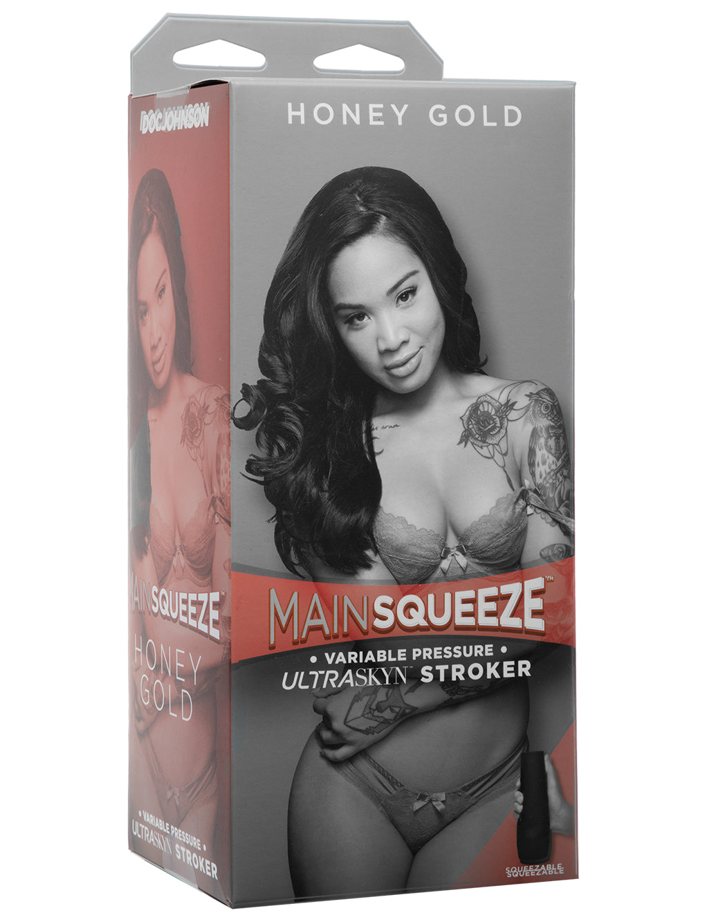 Main Squeeze Honey Gold Ultraskyn Stroker Pussy- Package