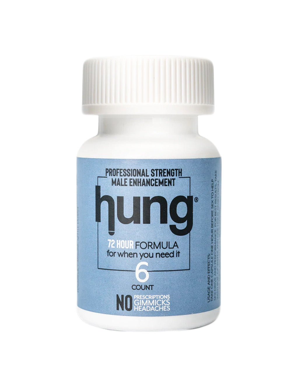 Hung Male Sexual Enhancement Supplement- 6ct- front