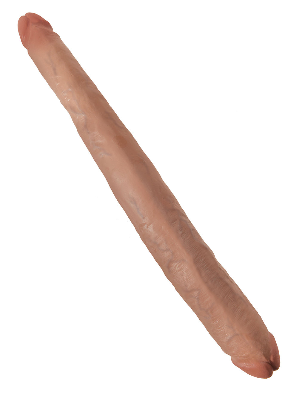King Cock 16 Inch Tapered Double Dildo- Caramel- Bottom