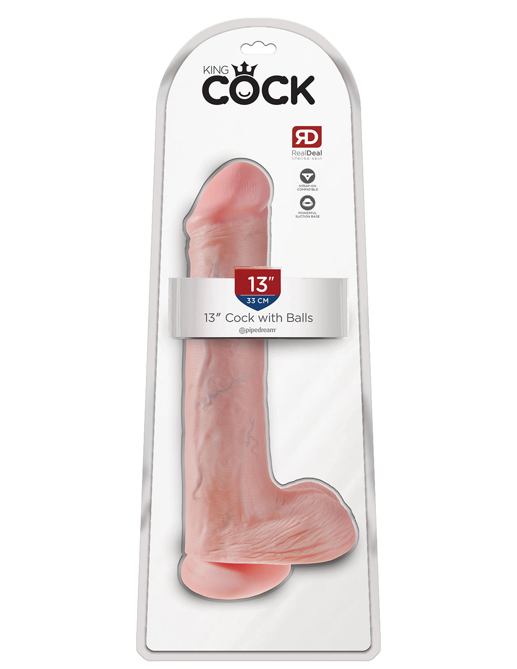 King Cock 13 Inch Cock with Balls Novelties at Hustler Hollywood picture