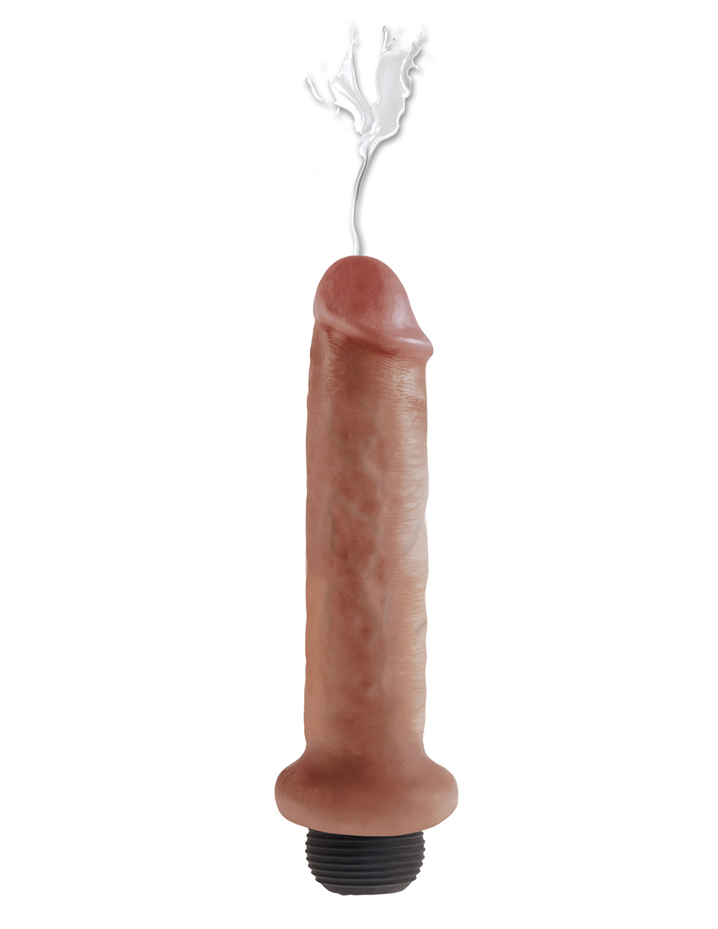 King Cock 7 Inch Squirting Cock- Caramel- Squirting- Front