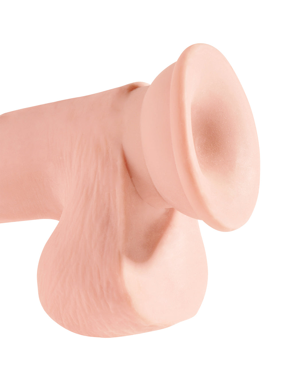 King Cock Plus 7.5" 3D Cock w/ Balls- Suction Cup