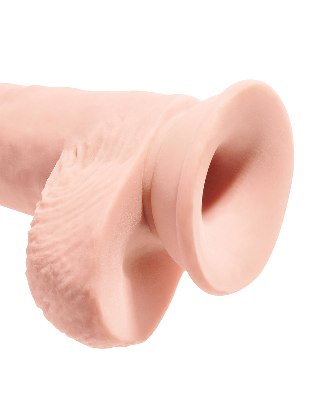 King Cock Plus 10" 3D Fat Cock w/ Balls- Suction Cup