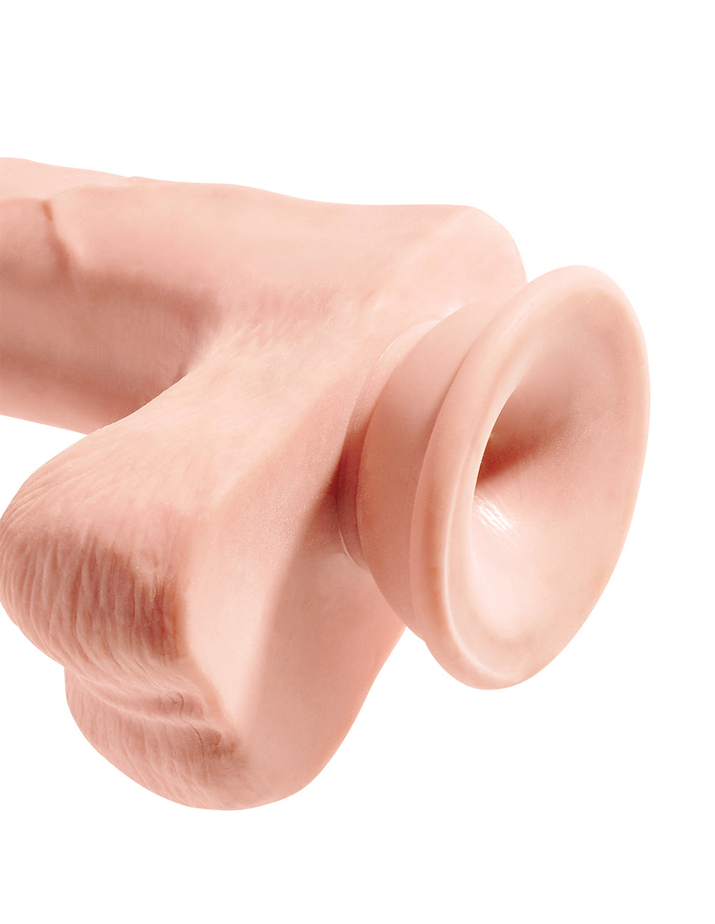 King Cock Plus 12" 3D Cock w/ Balls- Suction Cup