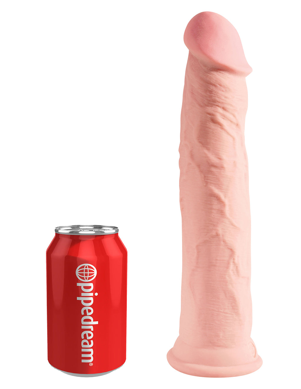 King Cock Plus 11" 3D Cock- Sized by can
