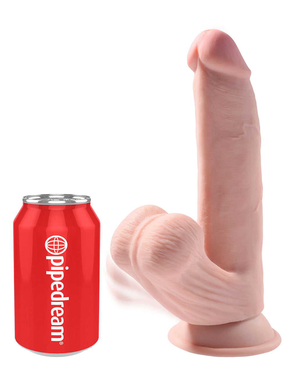 King Cock Plus 8" 3D Cock- Sized by Can