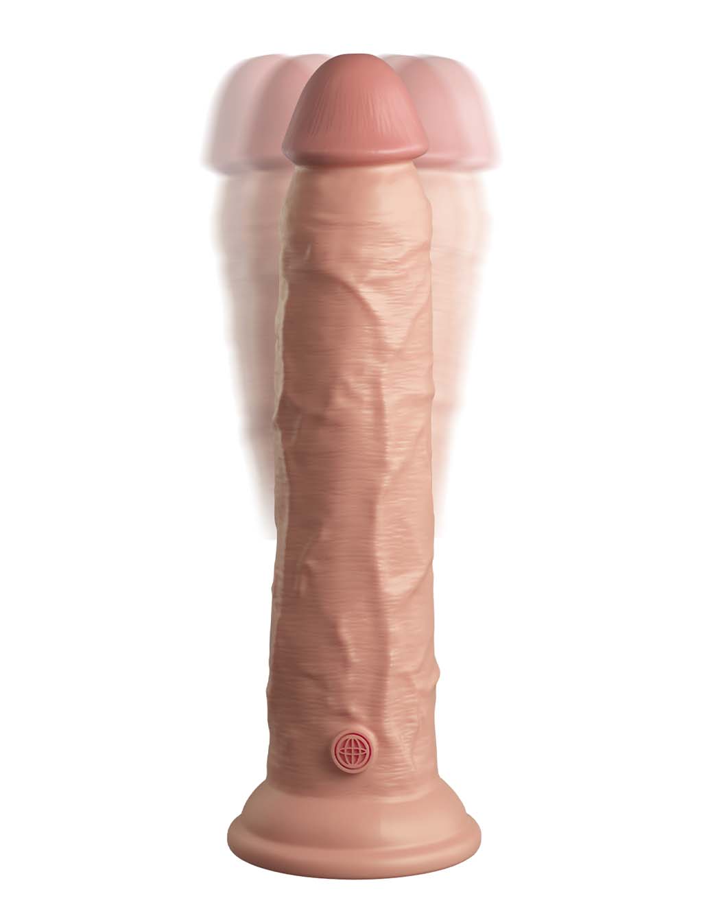 King Cock Elite 9" DD Vibe Cock- Light- Main