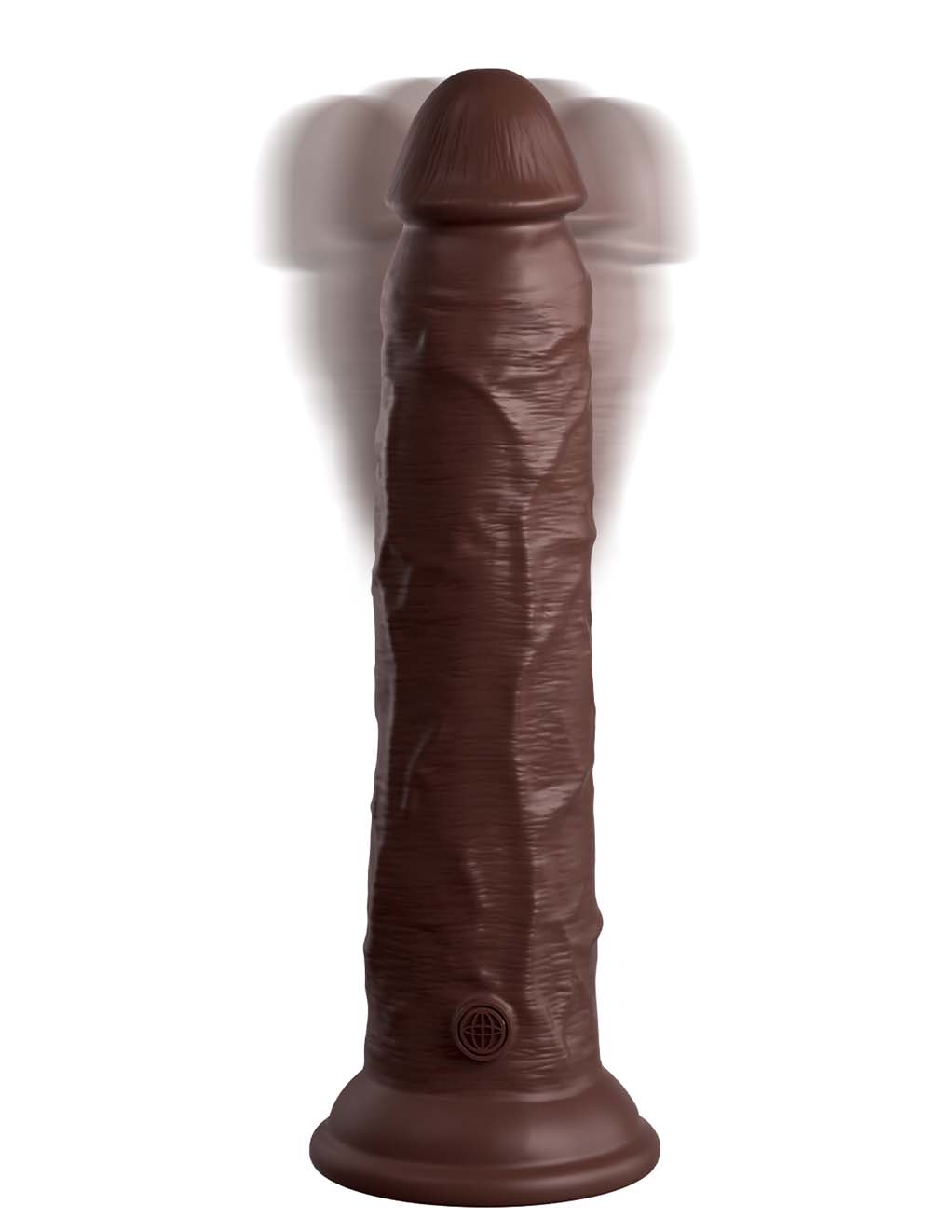 King Cock Elite 9" DD Vibe Cock- Dark- Main