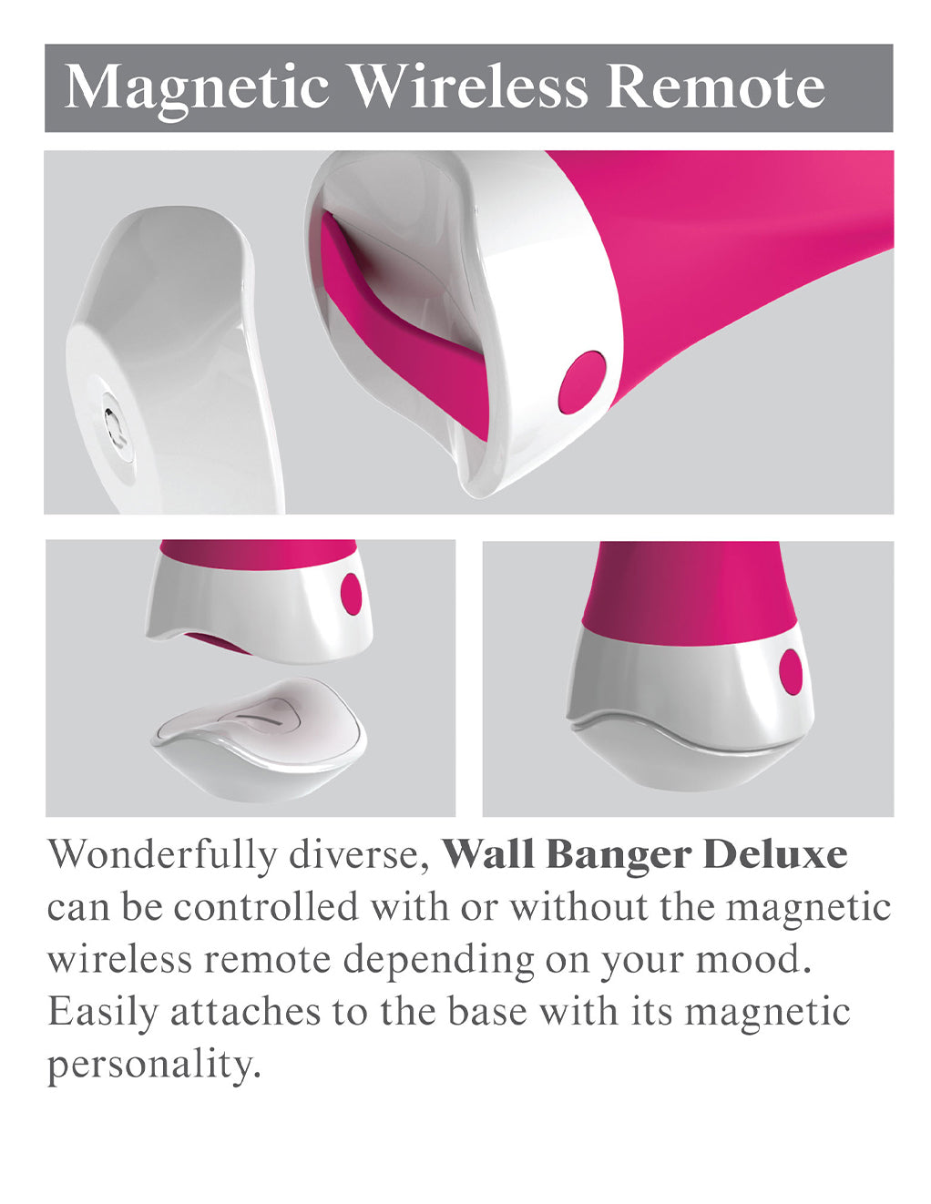 3Some Wall Banger Deluxe- Magnetic Remote Diagram