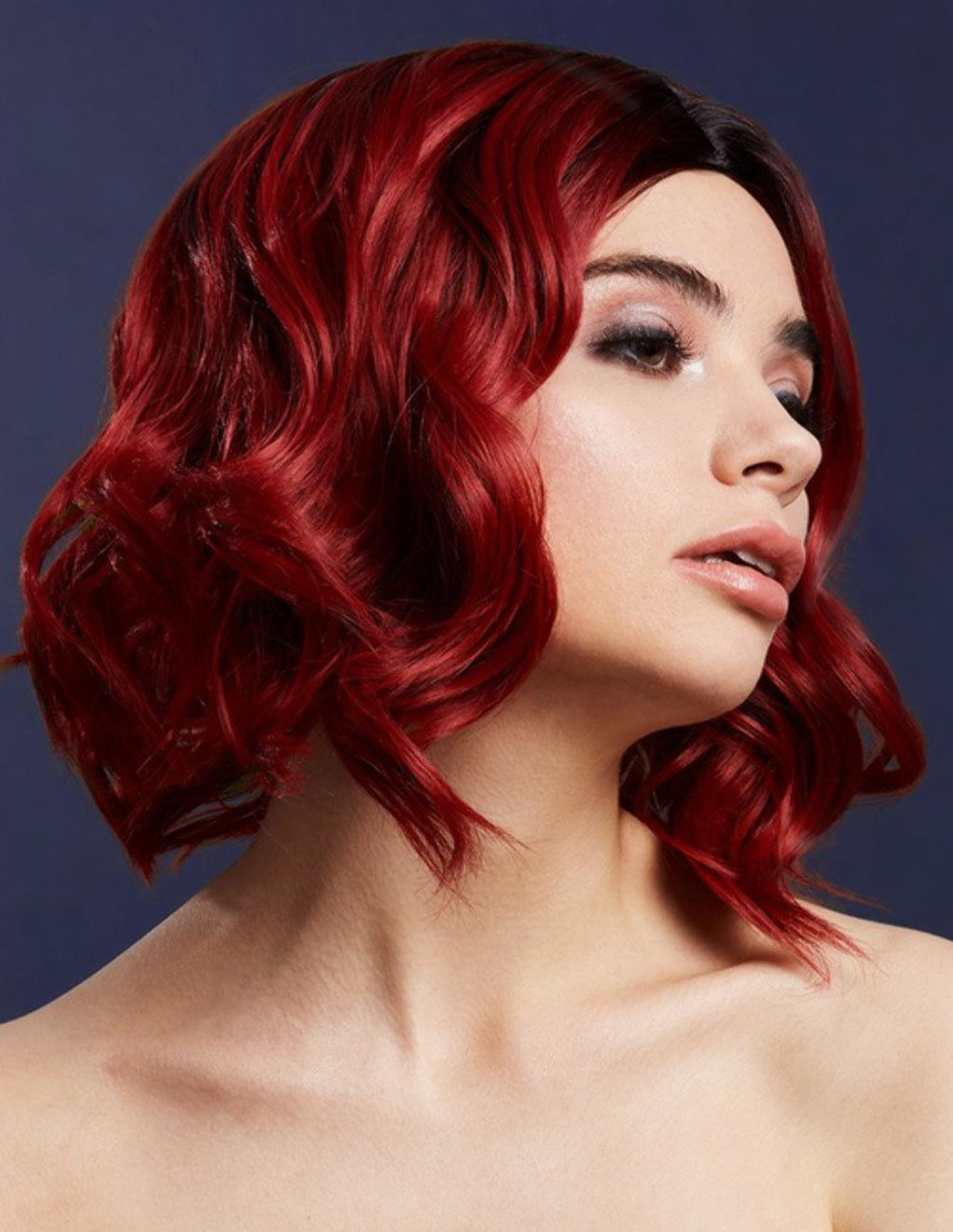 Fever Kourtney Wig- Ruby Red