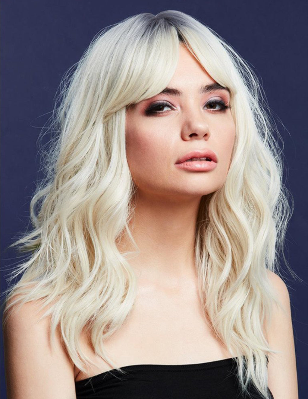 Fever Ashley Wig- Ice Blonde- Front