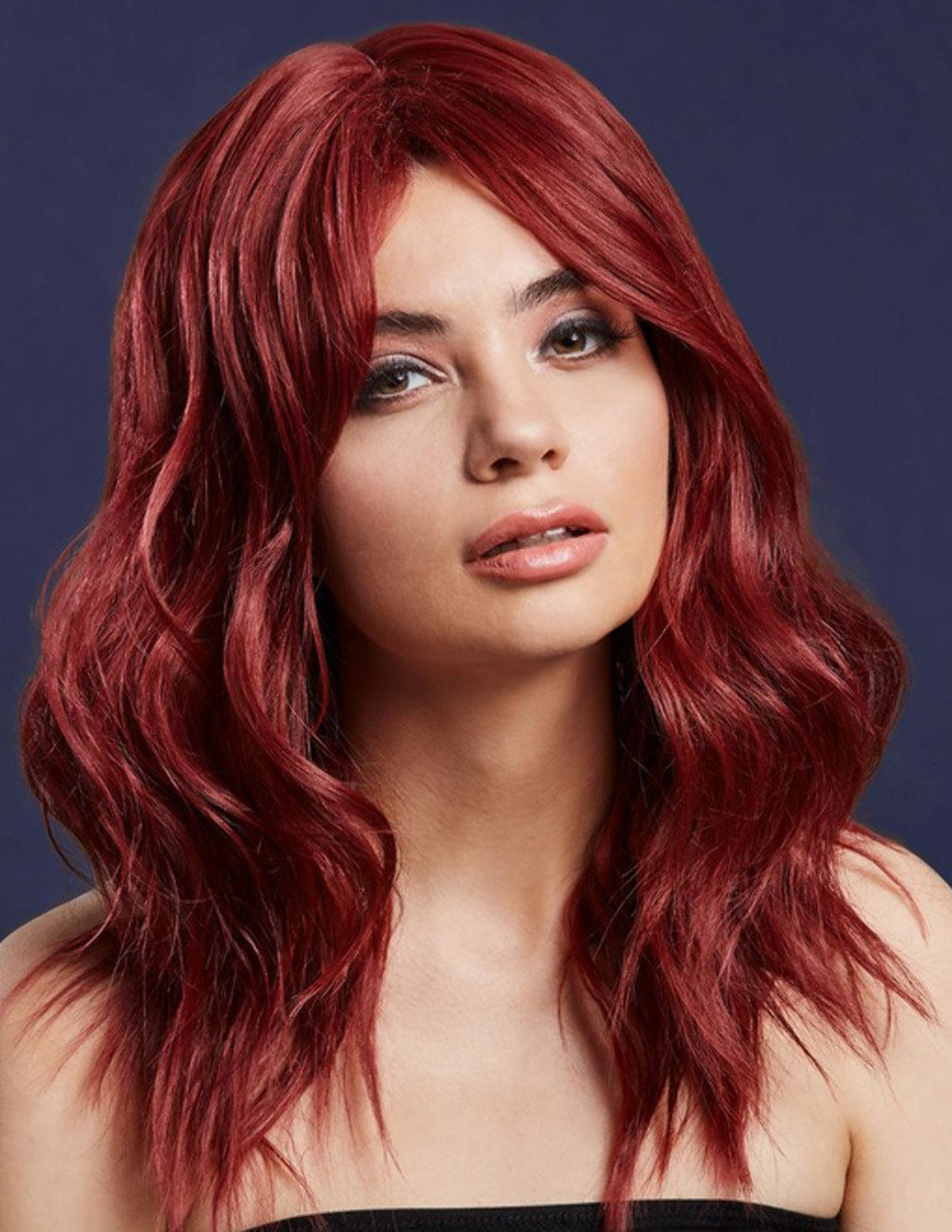 Fever Ashley Wig- Ruby Red- Front