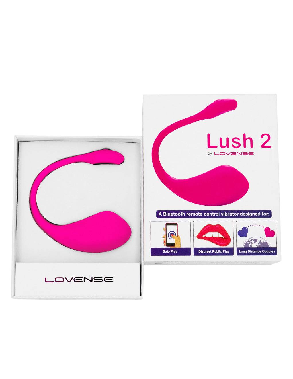 Lovense Lush 2 Bluetooth Remote Control Vibrator- Open box