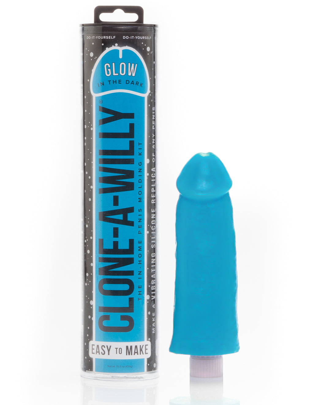 Clone A Willy Kit GLOW- Blue- Replica