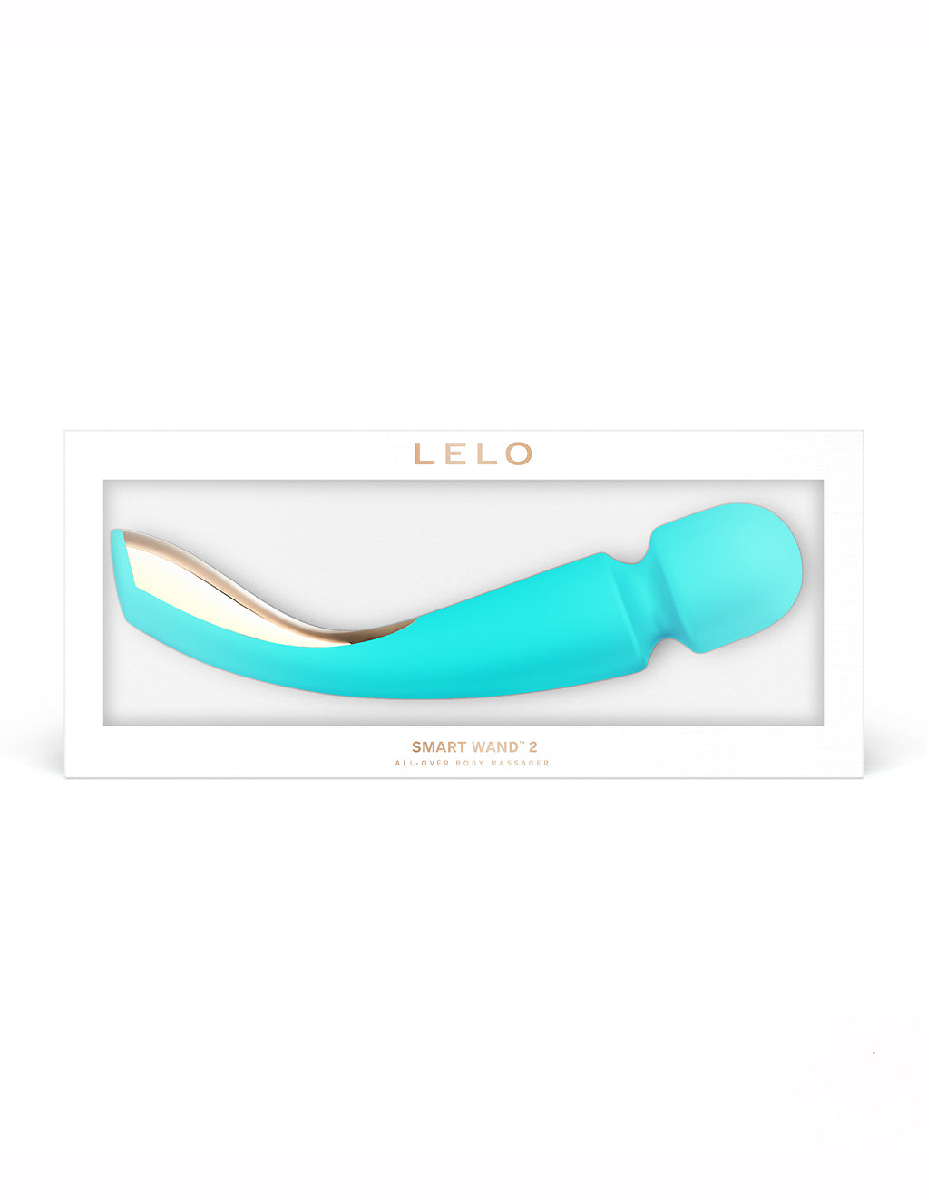 Lelo Smart Wand 2 Large- Aqua- Package 