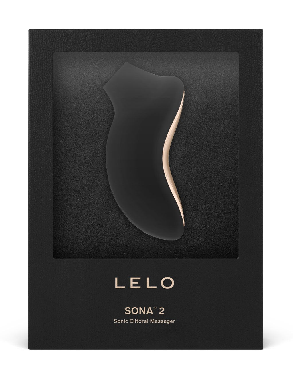 Lelo Sona 2 Sonic Clitoral Massager- Black- Box