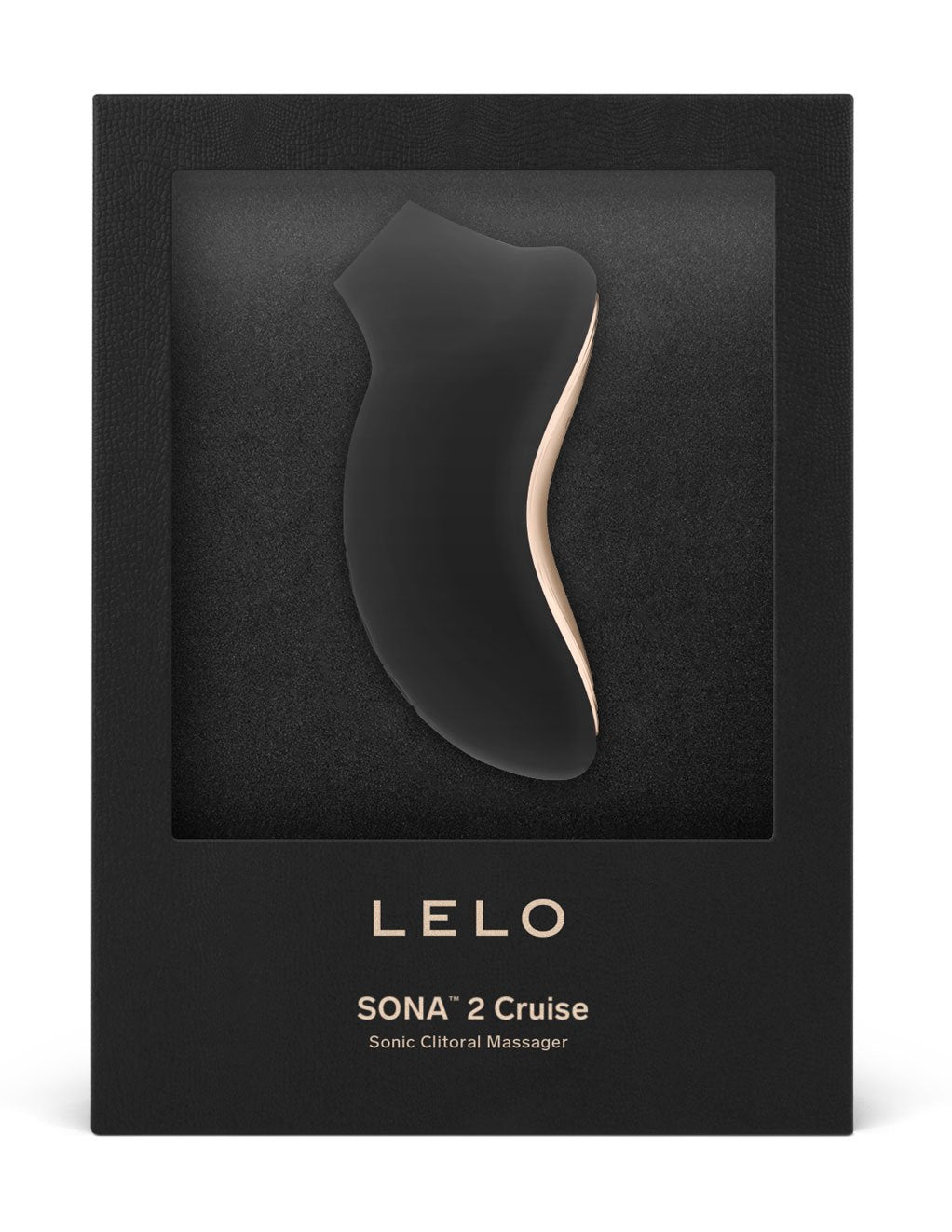 Lelo Sona Cruise 2 Sonic Clitoral Massager- Black- Box