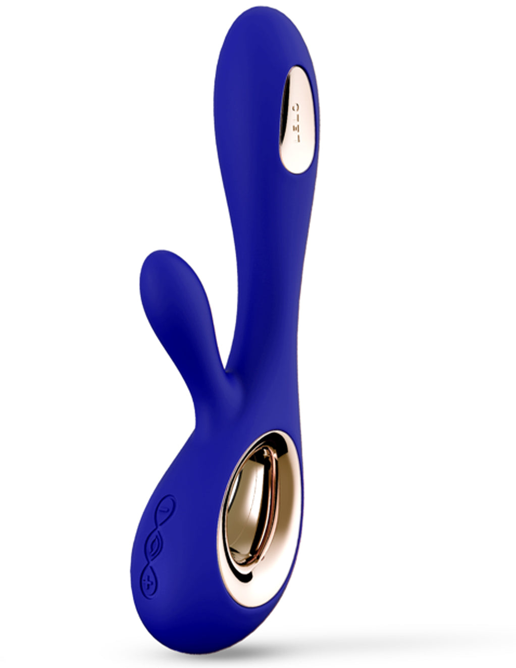 LELO Soraya Wave- Midnight Blue- Angle Side