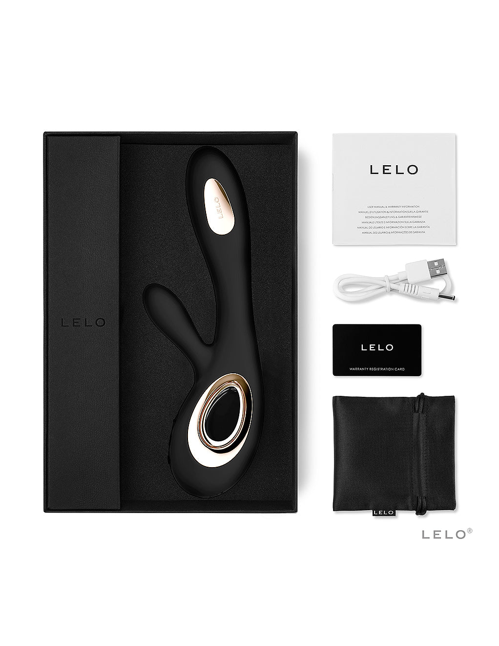 LELO Soraya Wave- Black- Box Contents