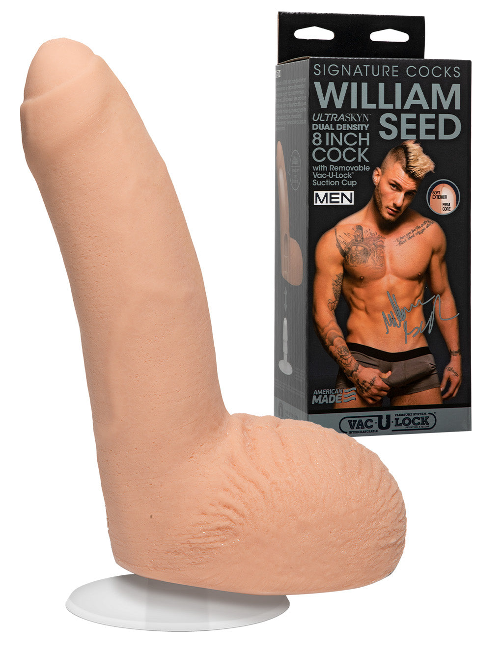 Signature Cocks William Seed Ultraskyn 8 Inch Cock- Main