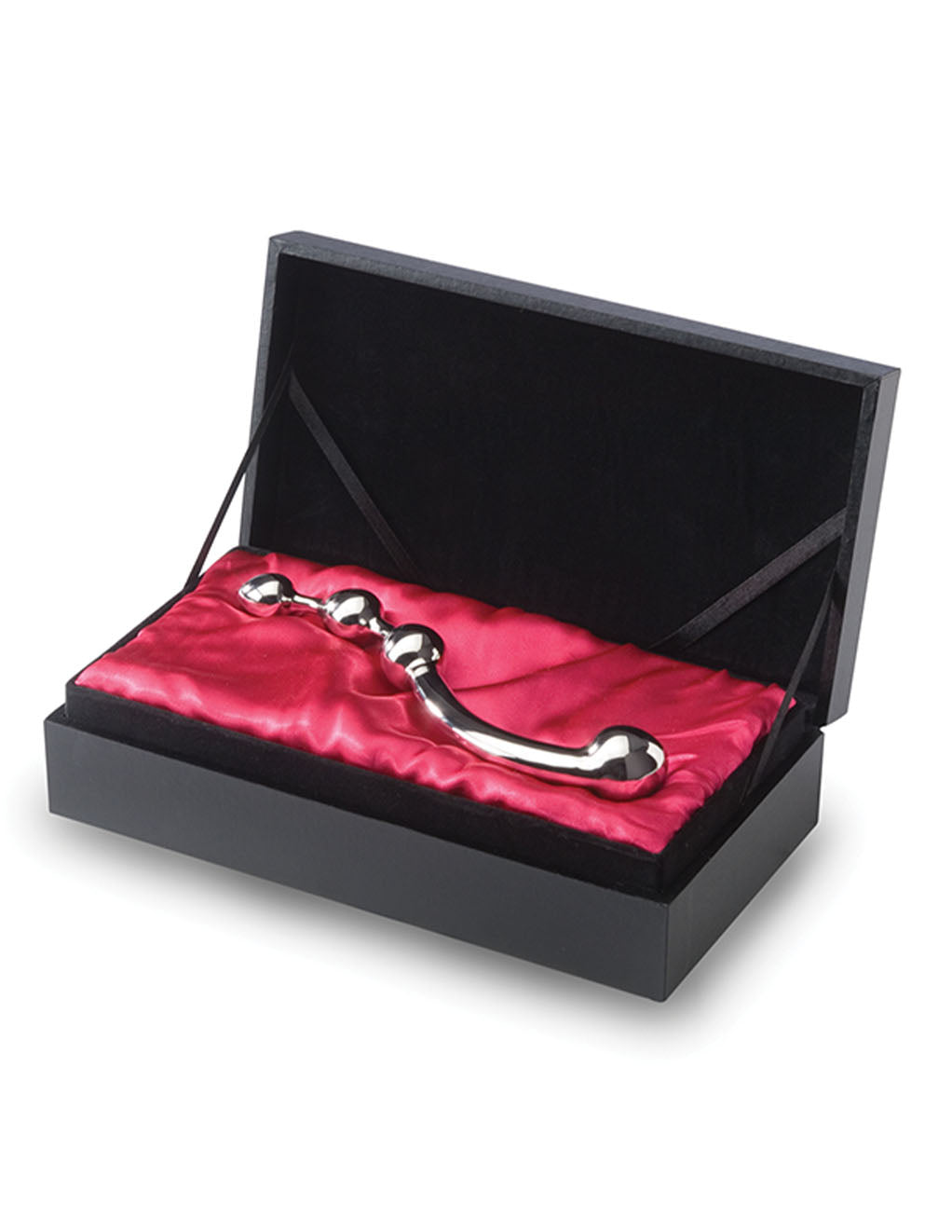 Njoy Fun Beaded Double Ended Stainless Steel Dildo- In box