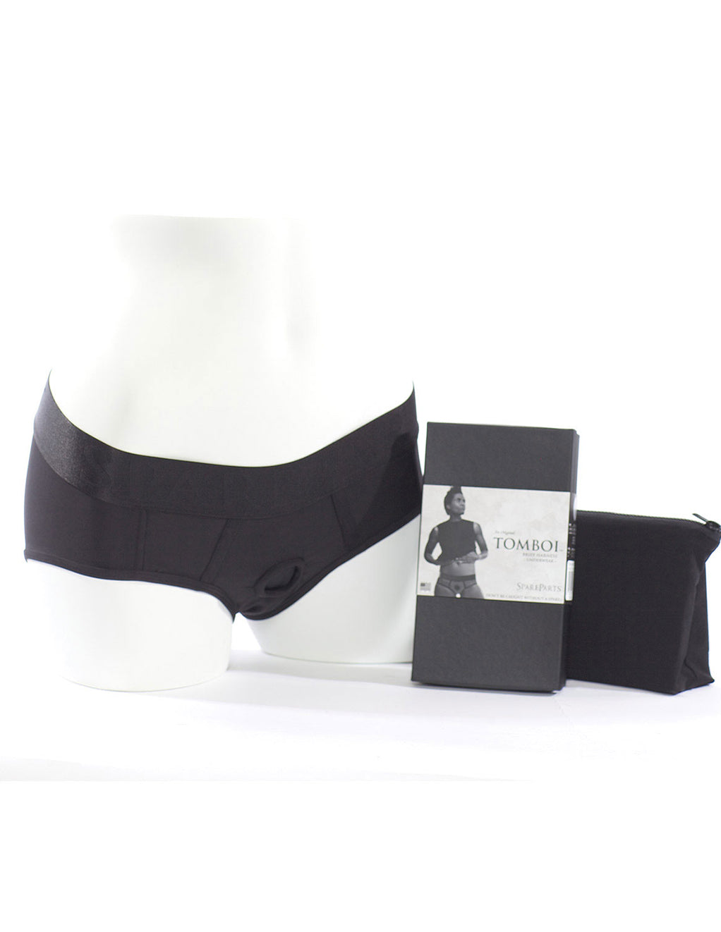 SpareParts Tomboi Harness- Black Black- Front- Bag