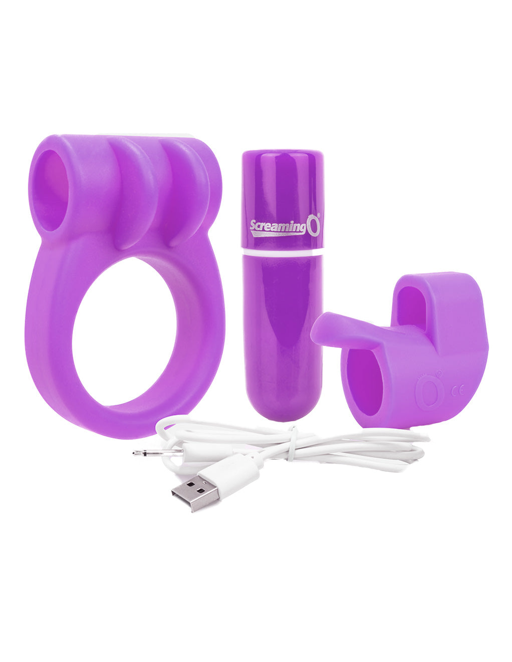 Screaming O Rechargeable Sex Toy Combo Kit #1 - Novelties - Massager
