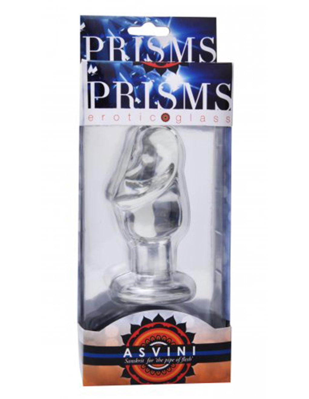 Prisms Erotic Glass Asvini Glass Penis Anal Plug- box