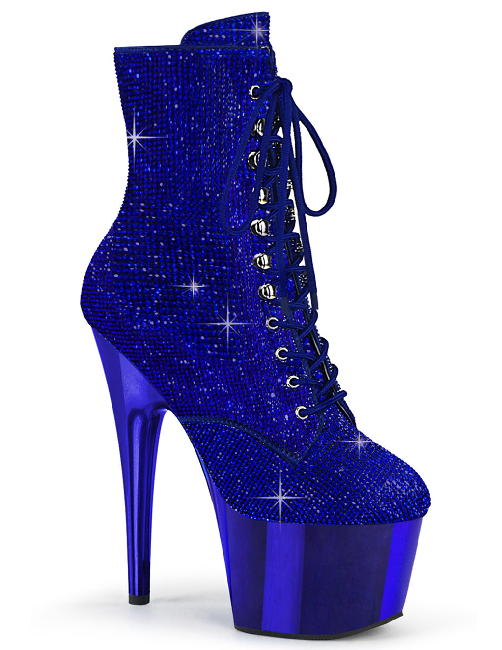 Pleaser Adore 1020CHRS- Royal Blue- Front