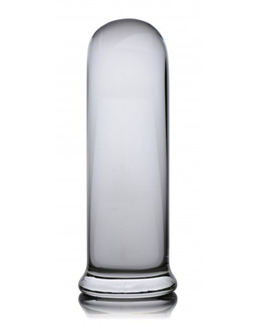 Prisms Erotic Glass Pillar Large Cylinder Plug- Front