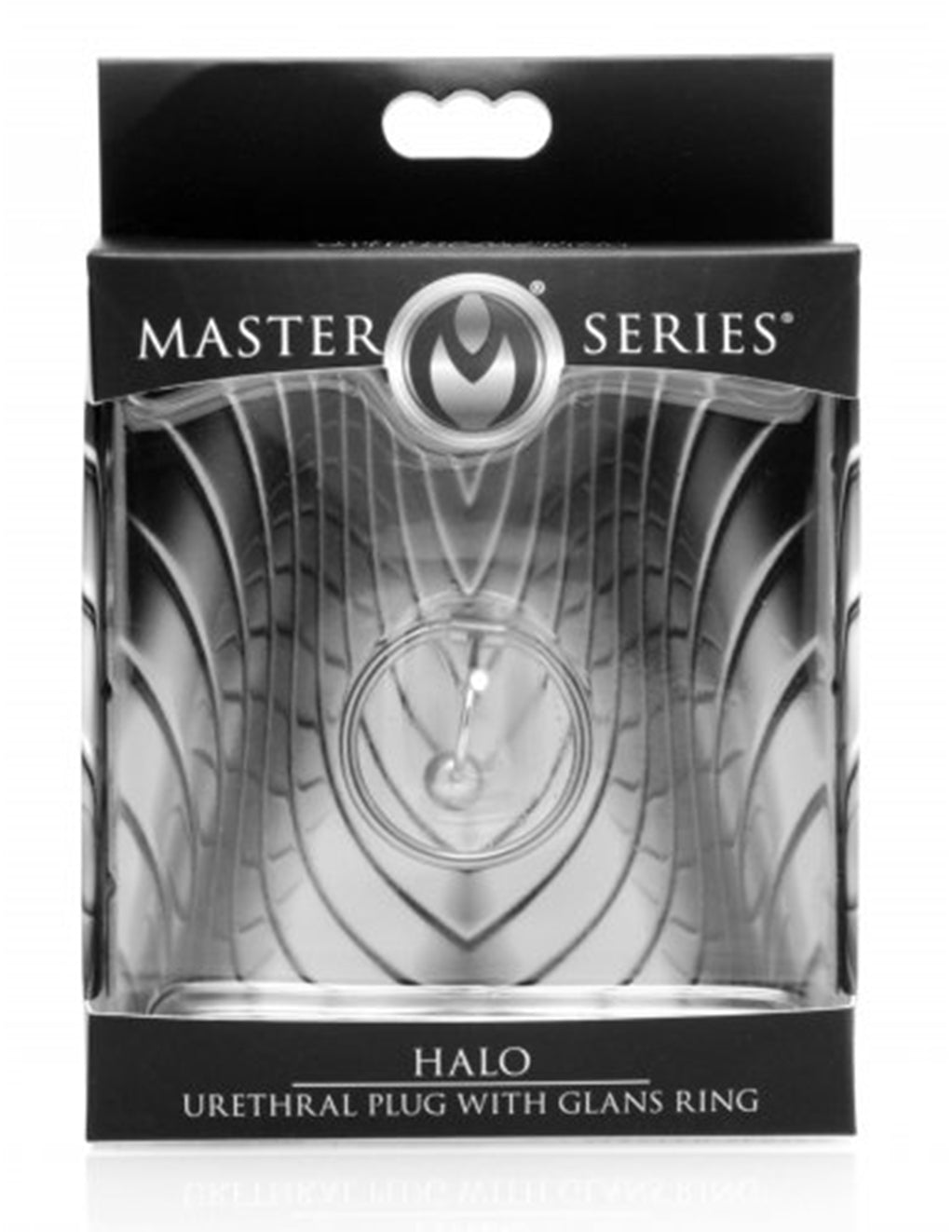Master Series Halo Urethral Plug With Glans Ring- Package