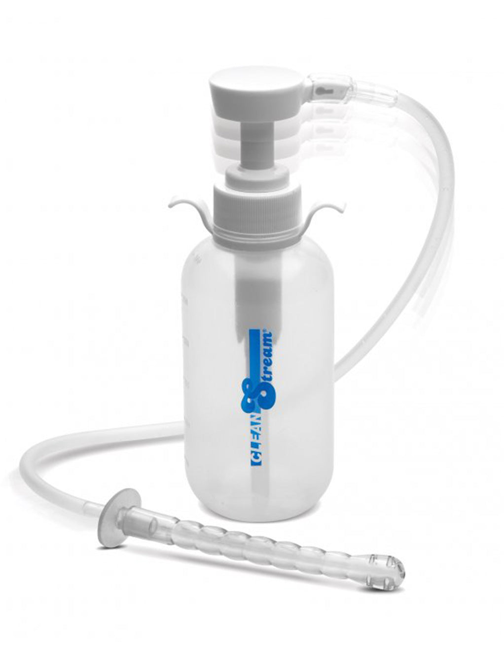 Clean Stream Pump Action Enema Bottle With Nozzle Side