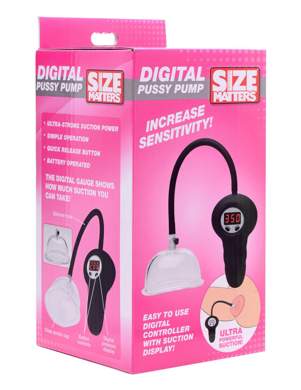 Digital Pussy Pump By XR Brands Box