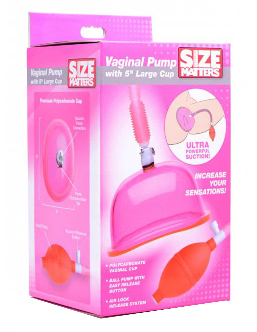 Vaginal Pump By XR Brands Box Large