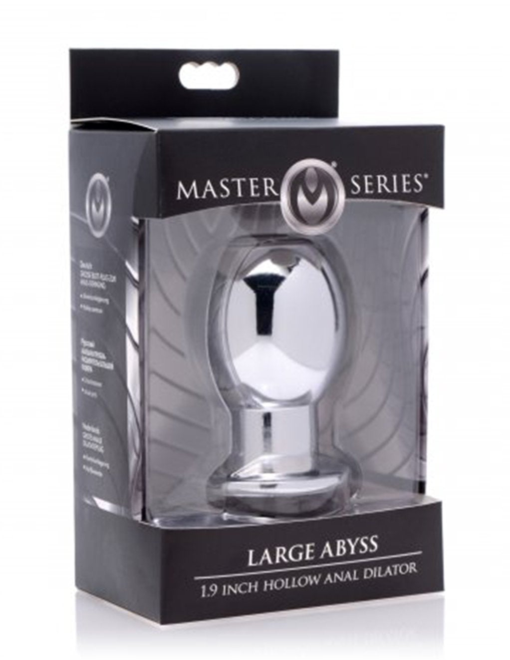 Master Series Abyss Hollow Anal Dilator- Large- Box