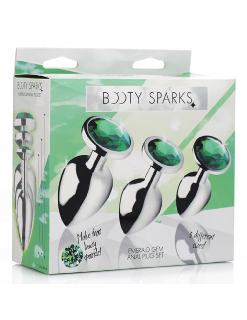 Emerald Gem Anal Plug Set- Package