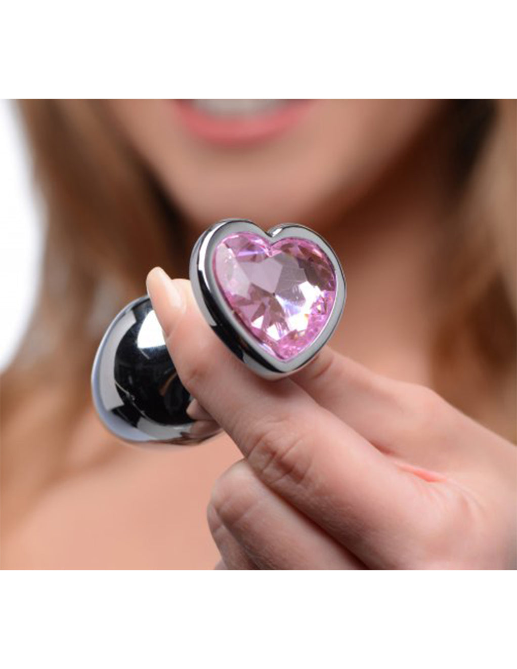 Booty Sparks Pink Heart Plug Set- In Hand
