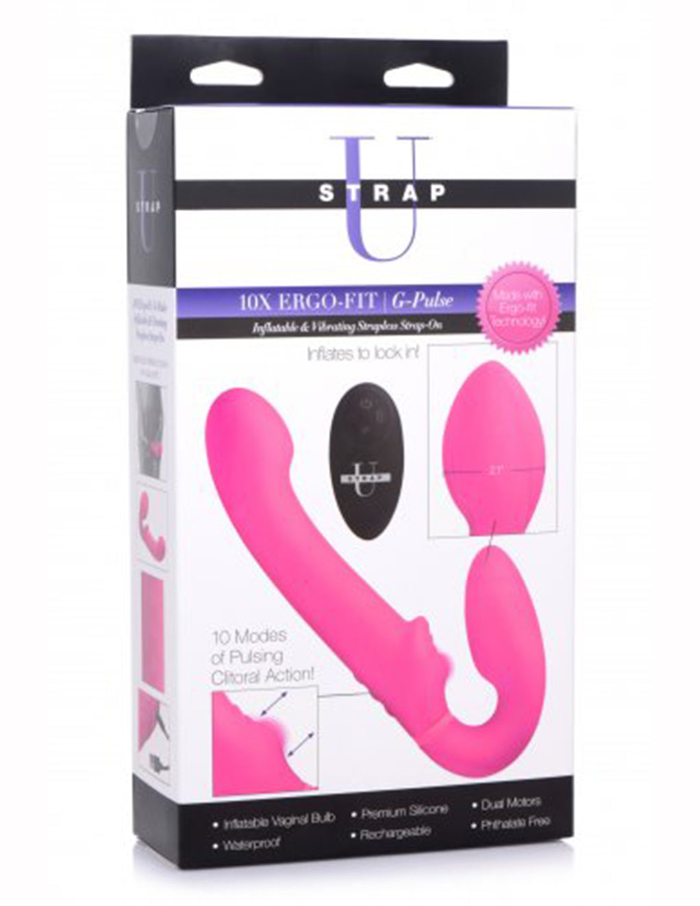 Strap U 10X Ergo-Fit G-Pulse- Pink- Package