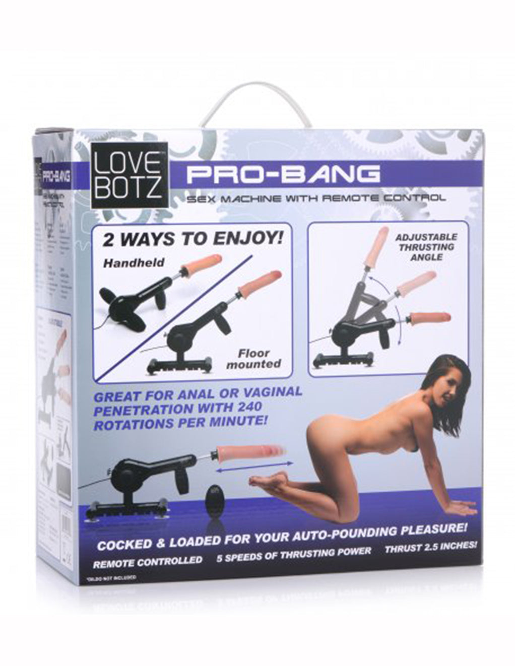 Pro-Bang Sex Machine- Package