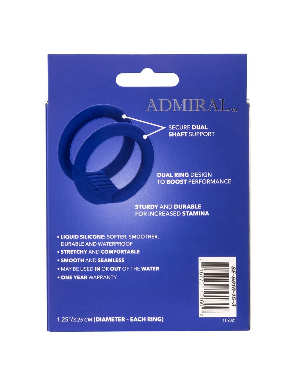 Admiral Dual Cock Cage- Box Back