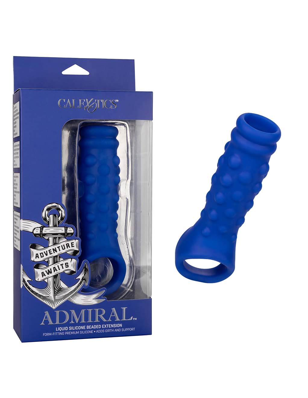 Admiral Liquid Silicone Beaded Extension- With Box