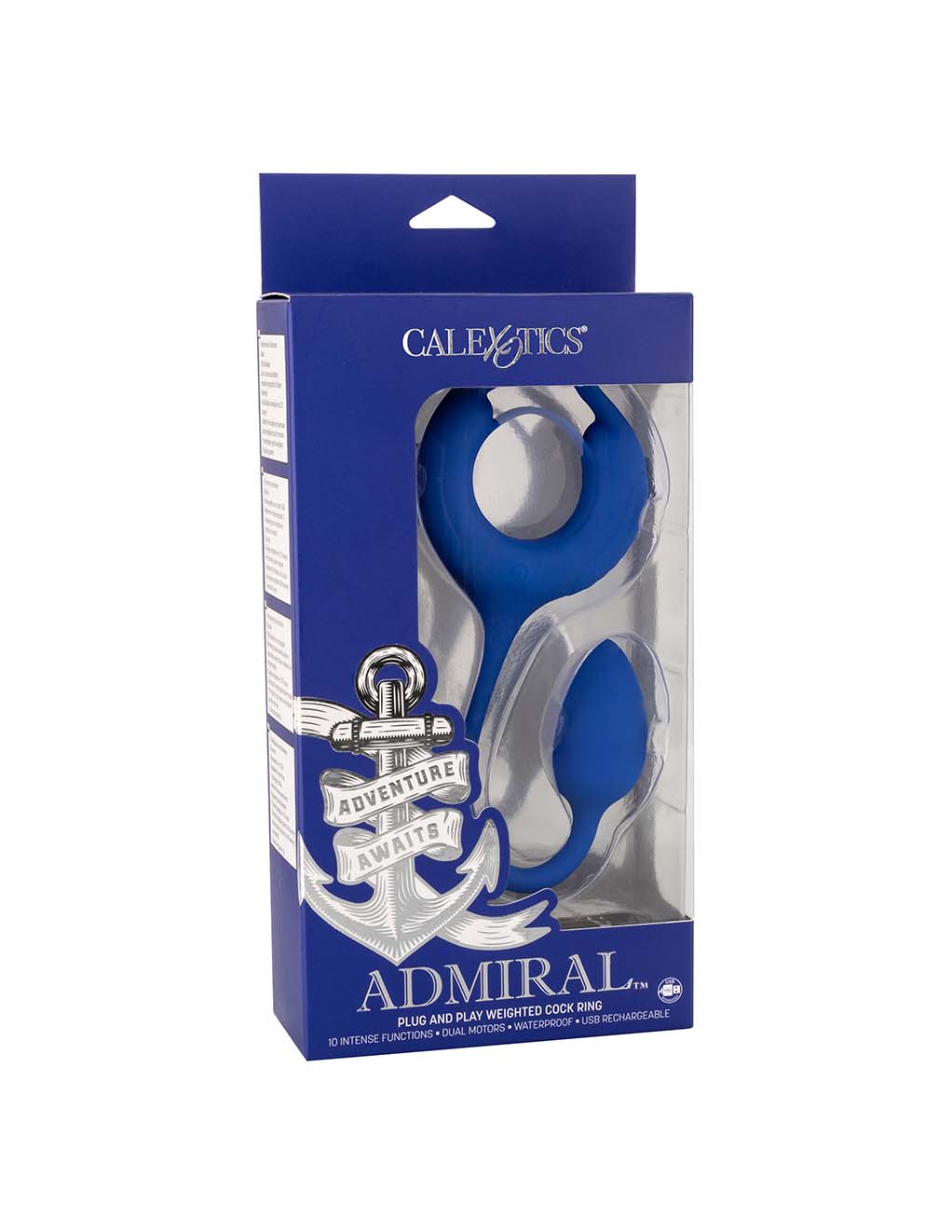 Admiral Plug & Play Weighted Cock Ring- Box