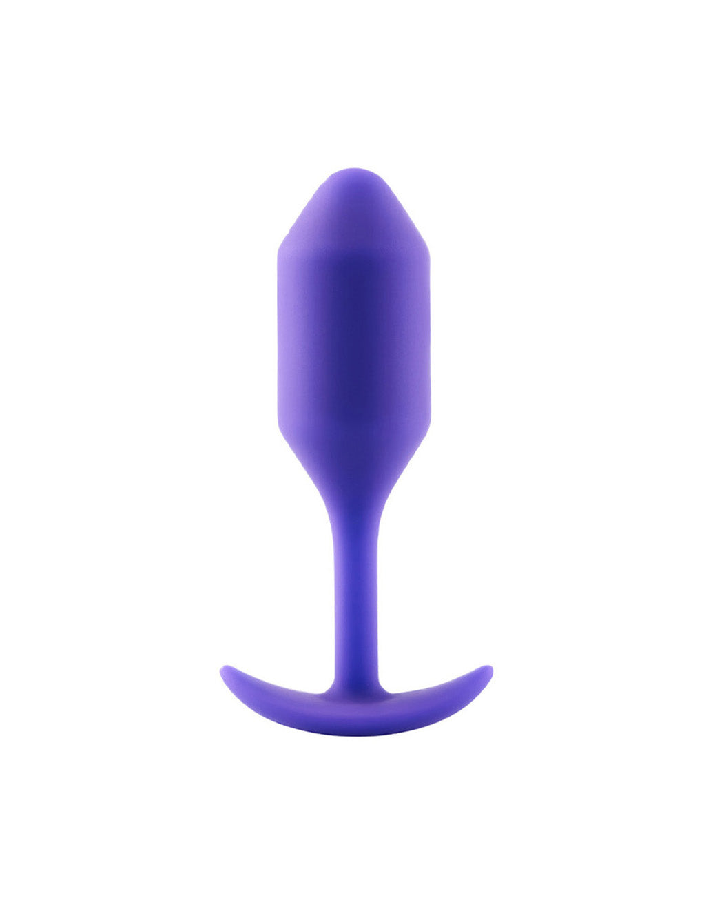 B-Vibe Snug Plug 2 Medium- Purple- Front